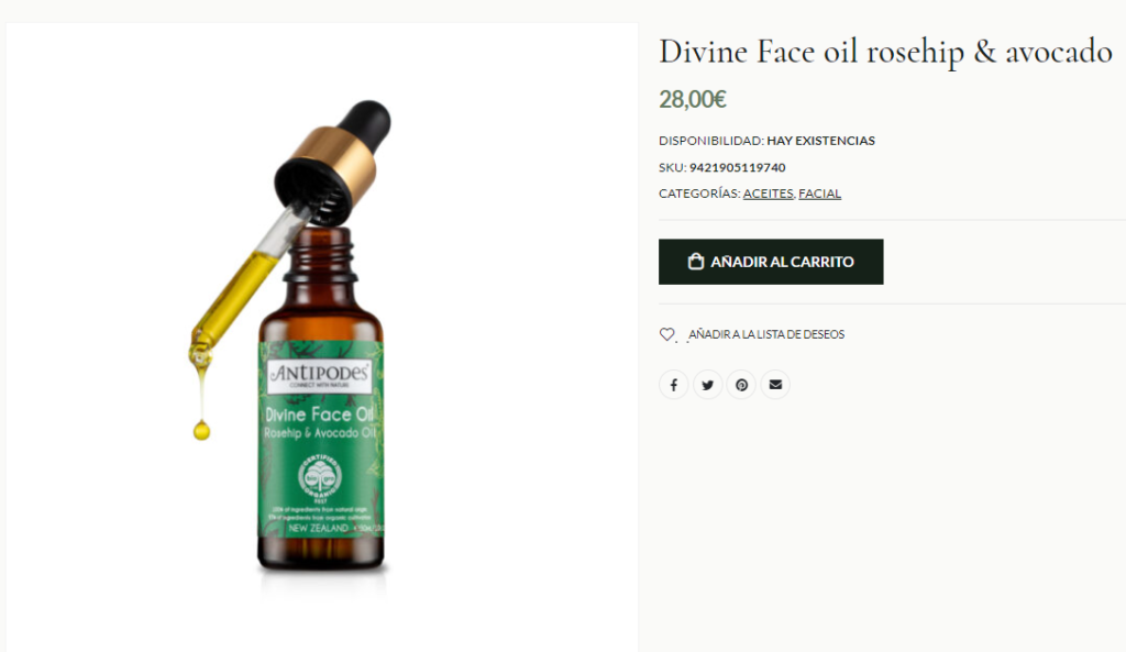 divine face oil mejor aceite